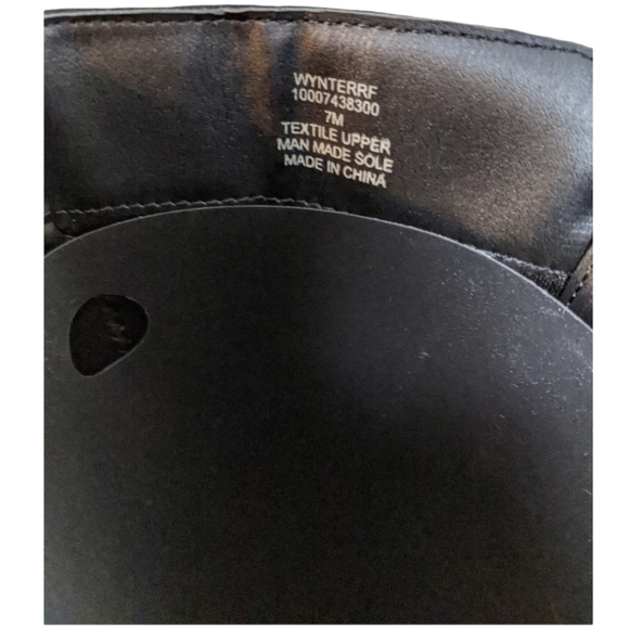 Style and Co. Wynterr Wedge Heel Microsuede Black Zipper Tall Dress Boot Size 7 - Picture 8 of 9